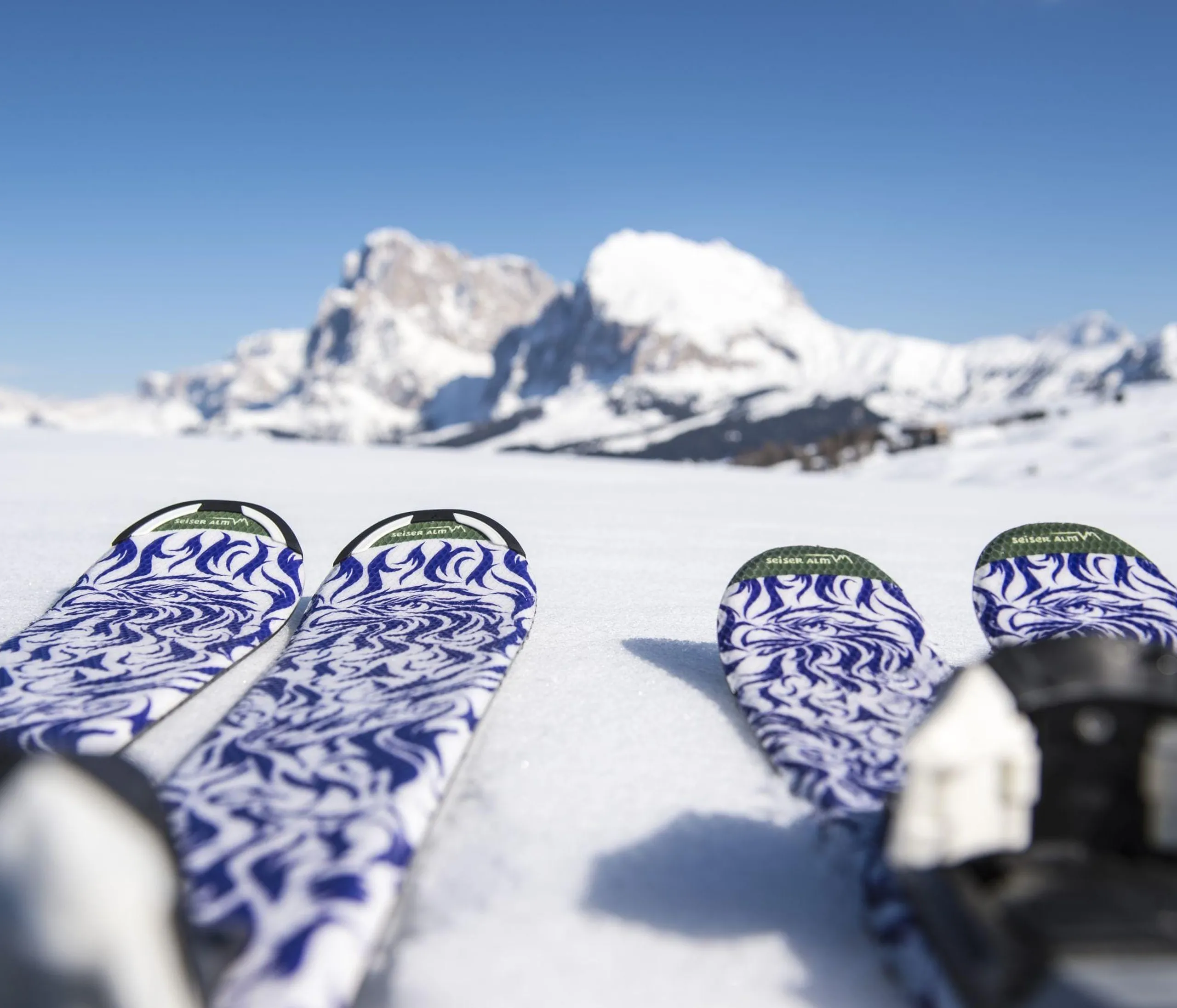 Ski mountaineering in the Dolomites